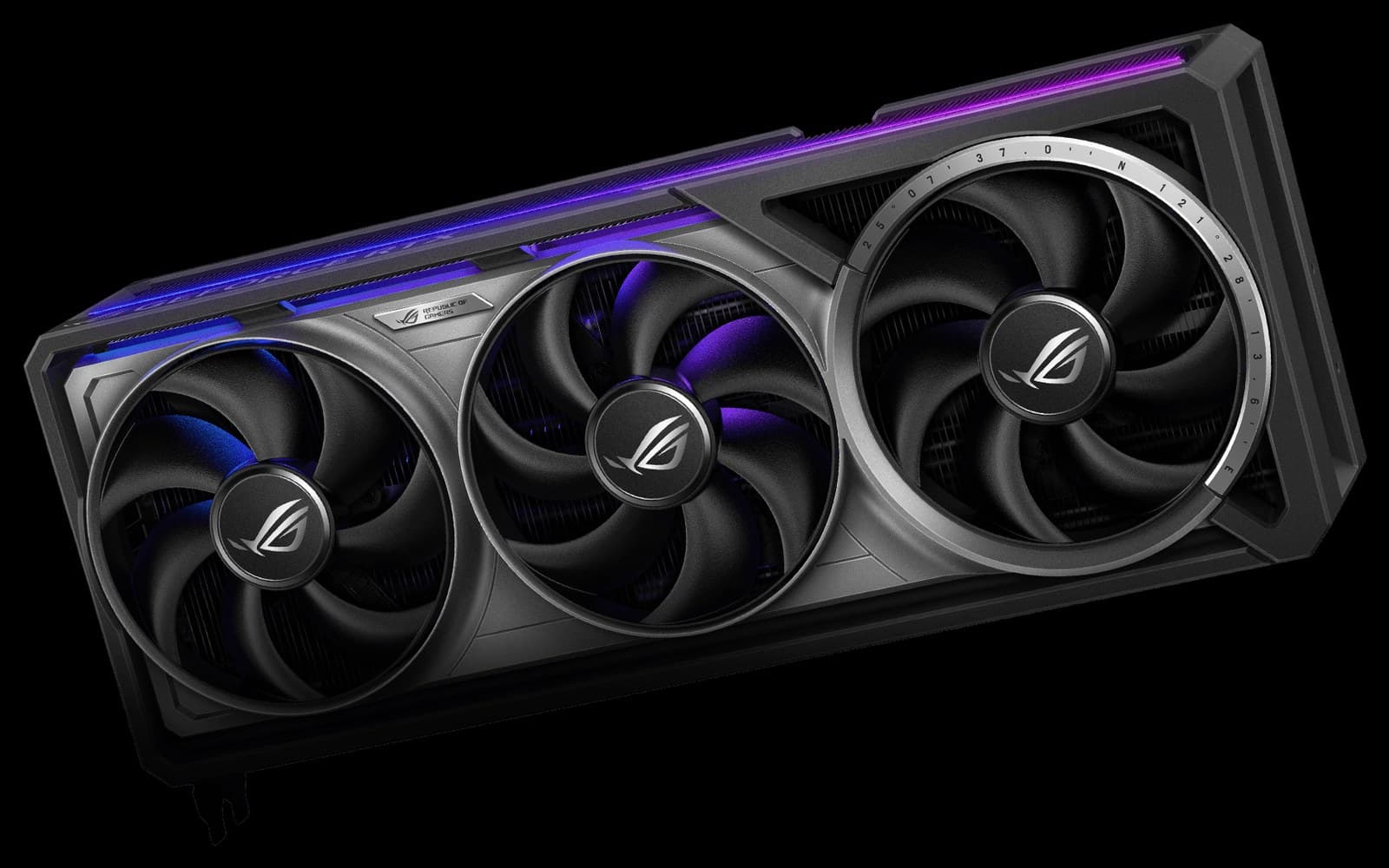 ASUS ROG Astral GeForce RTX 5090 OC, oficiální snímek čela